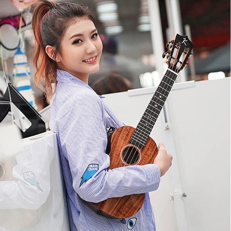 Solid KOA ukulele 23 дюймов 26 дюймов с сумкой аксессуары наборы KAKA kads Ukelele tenor concert ukul Гавайские гитары, музыкальные инструменты