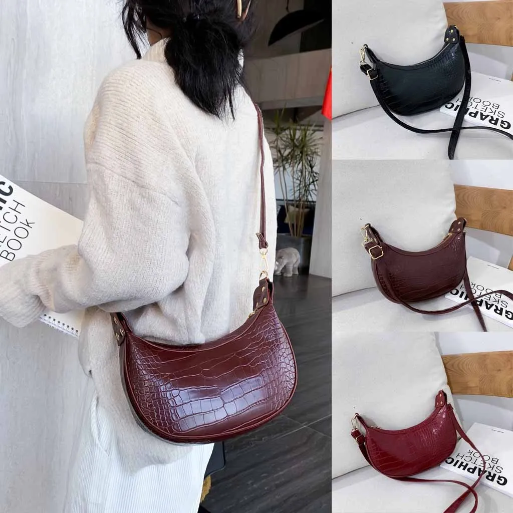 

Handbags Retro Stone Pattern Leather Crossbody Bag For Women 2019 Small Shoulder Bag bags for women 2019 bolsa feminina
