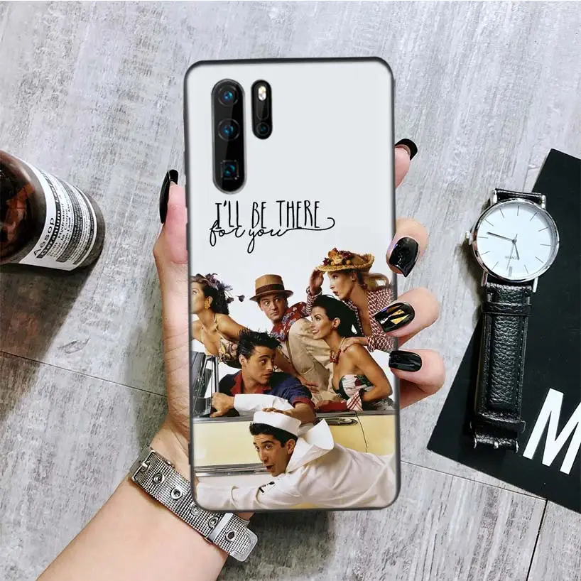 С героями телесериала «Друзья» черный чехол для телефона huawei mate 30 20 10 P30 P20 P10 Pro Lite P Smart Z роскошный Coque Shell - Цвет: BA212-1