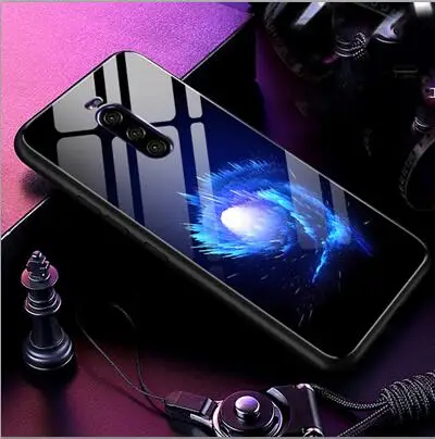 Чехол из закаленного стекла для sony Xperia 1 силиконовая Мягкая задняя крышка для sony Xperia 1 Xperia1 звездный узор чехлы для телефонов оболочка - Цвет: A6