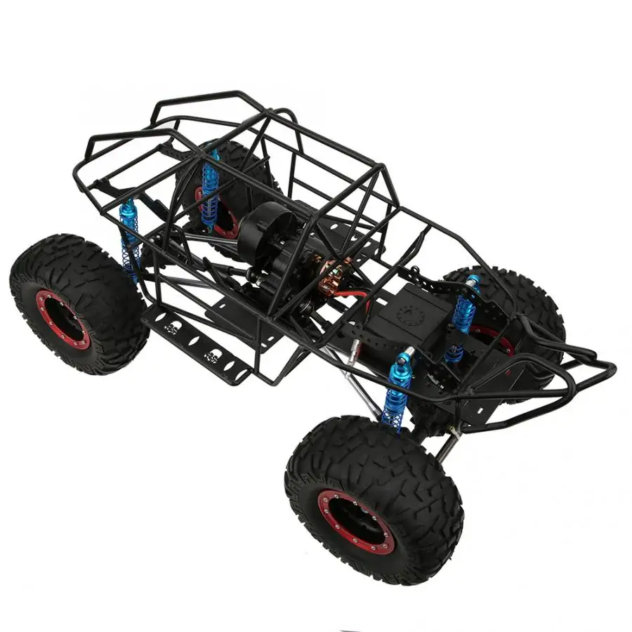 

Metal 313mm 12.3" Wheelbase Assembled Frame Chassis with Motor for 1/10 RC Crawler Car Frame for SCX10 II 90046 90047 DIY Shell
