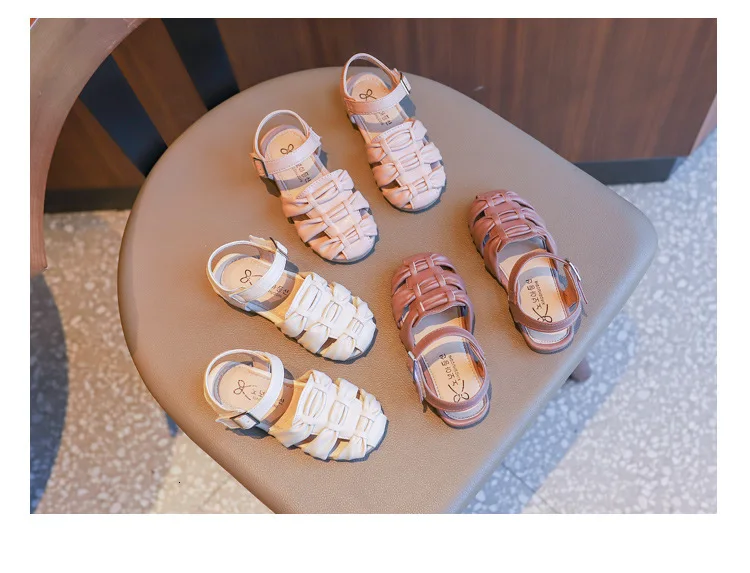 Детская обувь для девочек, тканевые детские сандалии Baotou, обувь для девочек, детские сандалии