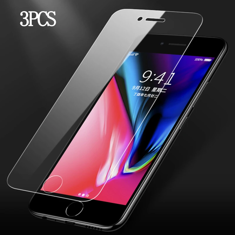 3PCS2 5Dscreen Protectors For Iphone 11Pro 6s 7 8Plus Ese Xr XS Max 9H Reinforce Hd Glass 
