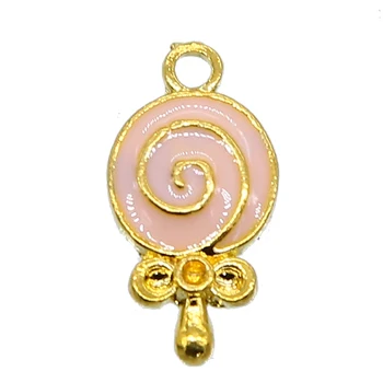 

10pcs DIY wholesale Fashion Charms Enamels Gift Alloy Lollipop Pendant Accessories Earring Bracelet Necklace Jewelry Accessorie
