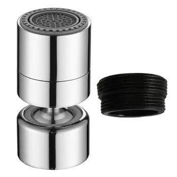 

360° Swivel Tap Aerator Sink Faucet Nozzle Dual Spray Kitchen Tool Supplies