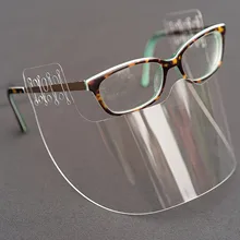 1/5 pces durável máscara protetora viseira proteção combinar plástico transparente reutilizável respirável máscara facial moda mascarilla