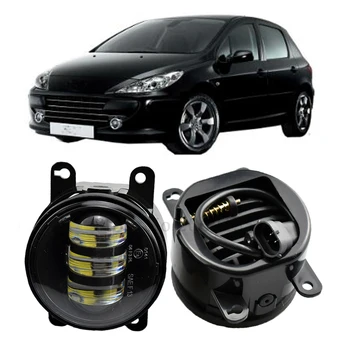 

2pcs Fog Light Aluminum & Plastic For Peugeot 307 2002-2008 Car Styling 4000LM LED Bulb H11 Fog Light