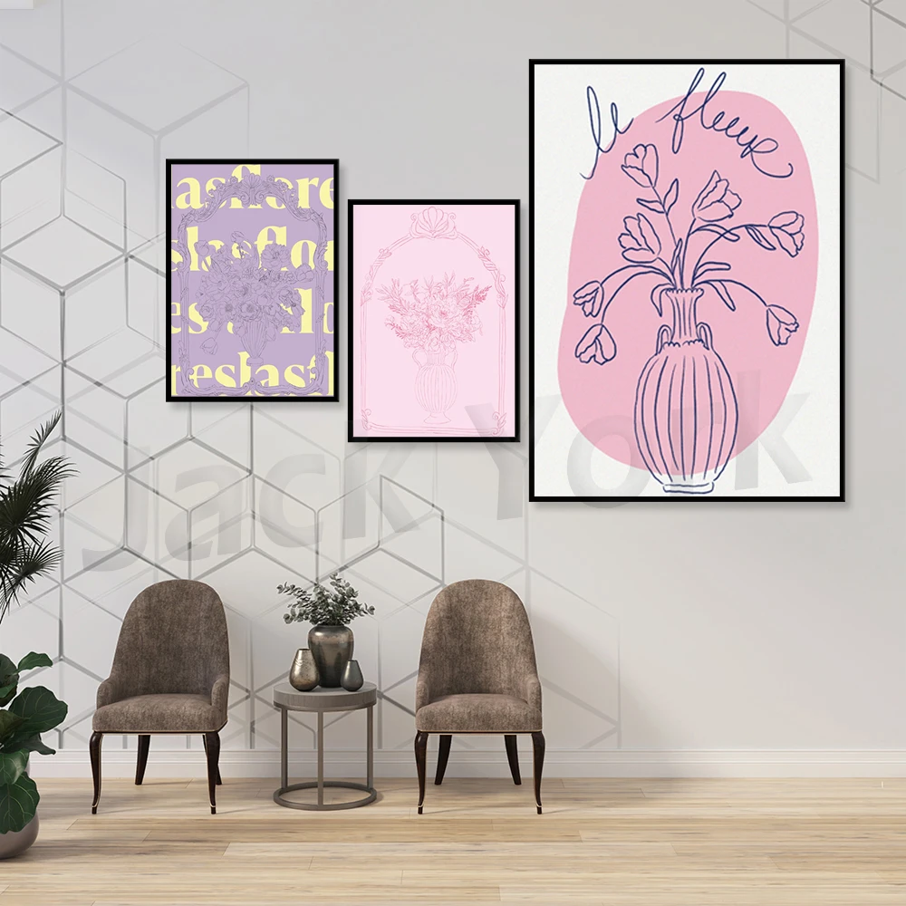 Pastello Floreale Bouquet Stampa Digitale | Parigino Appartamento Vibes Vibes | Parisienne Estetica | Collezione Primavera