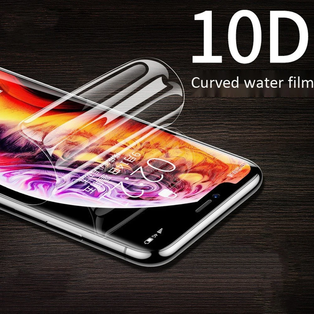 

10D soft full cover for huawei nova 3 3i 3e hydrogel film phone screen protector protective film for huawei nova 4 4e Not Glass