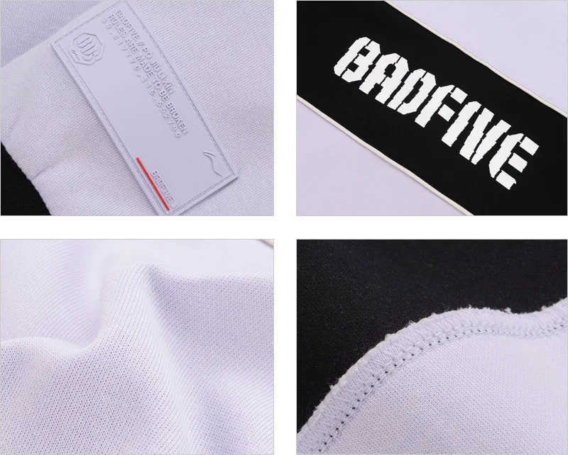 Li-Ning женский баскетбольный свитер BAD FIVE свободный крой 82% хлопок 18% полиэстер подкладка удобная спортивная куртка AWDP362 WWW1033