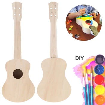 

Irin 23 Inch Ukulele Basswood Diy Kit Concert Hawaii Guitar For Handwork Painting Parents-Child Campaign