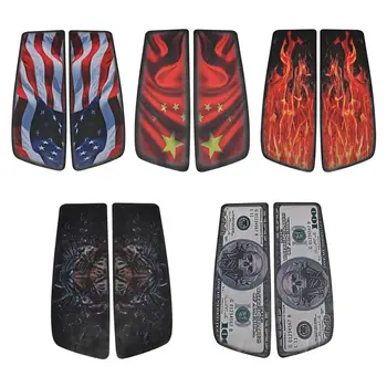 

Motorcycle DIY Stickers Saddlebag Cover Decals 3D Color Inkjet For 1994-2013 Harley Touring Electra Road Street Glide Road King