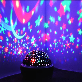 

2020 Stary Sky Night Light Planet Magic Projector Earth Universe LED Lamp Colorful Rotate Flashing Star Kids Baby Christmas Gift