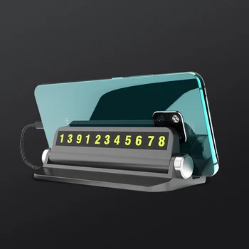 

Car Styling Luminous Car Phone Number Card Plate Car Temporary Parking Card Sticker Car Accessories Universal Car Stop Stickers