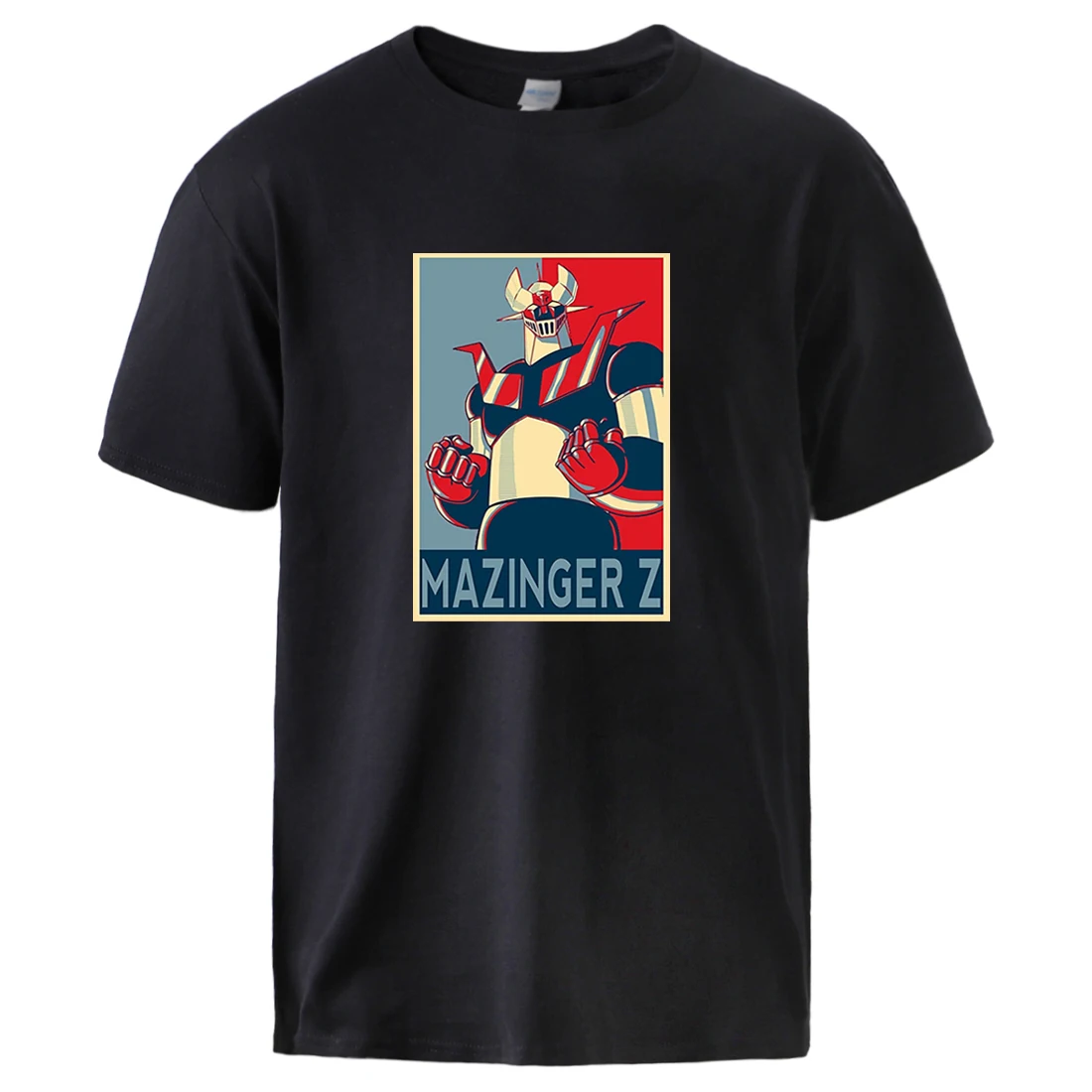 Mazinger Z Short Sleeve Round Neck T-shirt For Man Harajuku Tops Tees Homme Casual Retro Plus Size Humorous Graphic Tshirts |
