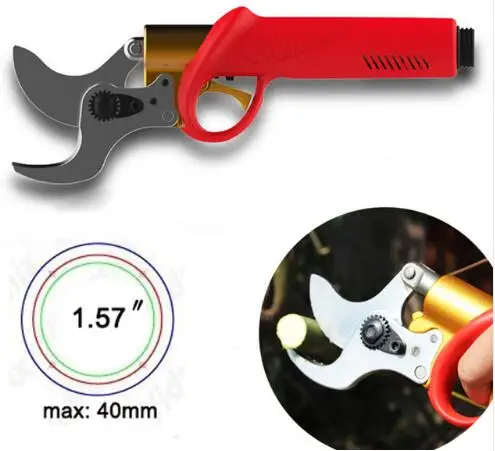 2019 New 30mm Electric Cutting Bypass Pruner Garden Power