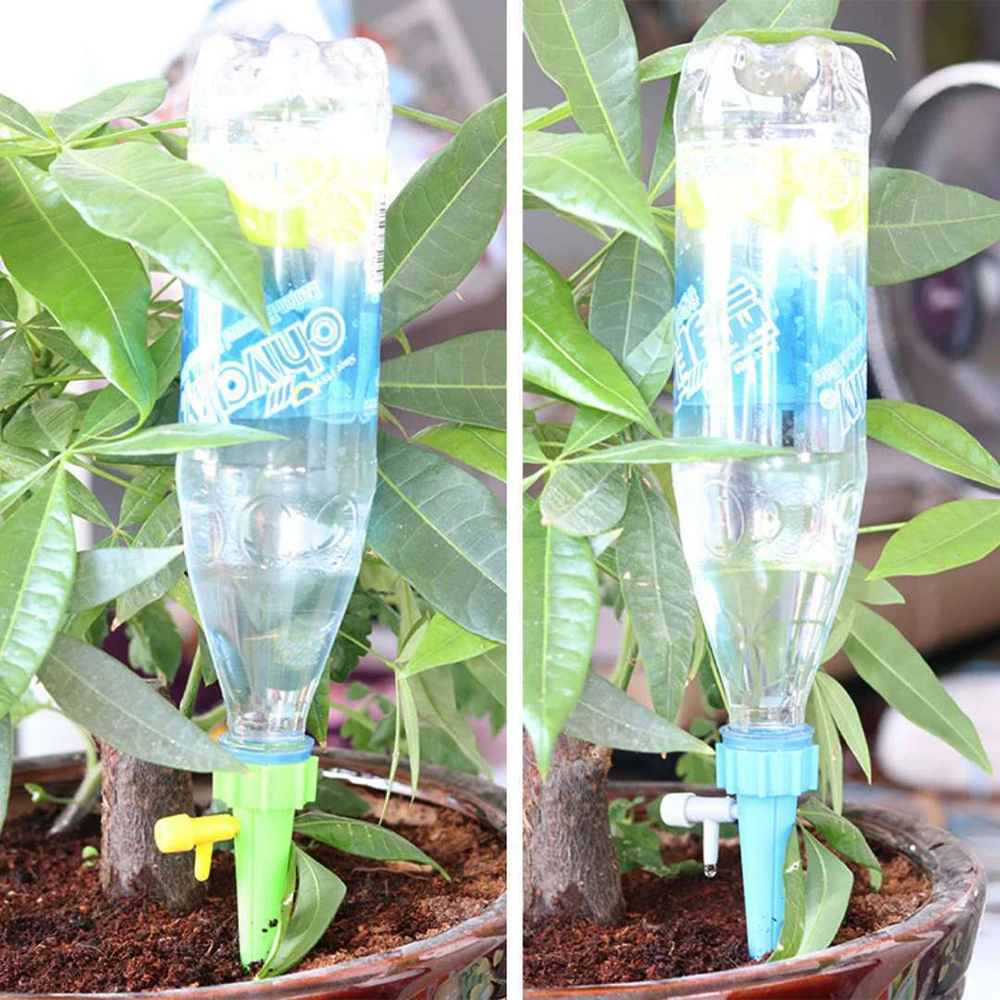 12Pcs/lot Automatic Irrigation Tool Spikes Automatic Flower Plant Garden Supplies Self-Watering Device Self Watering Planters