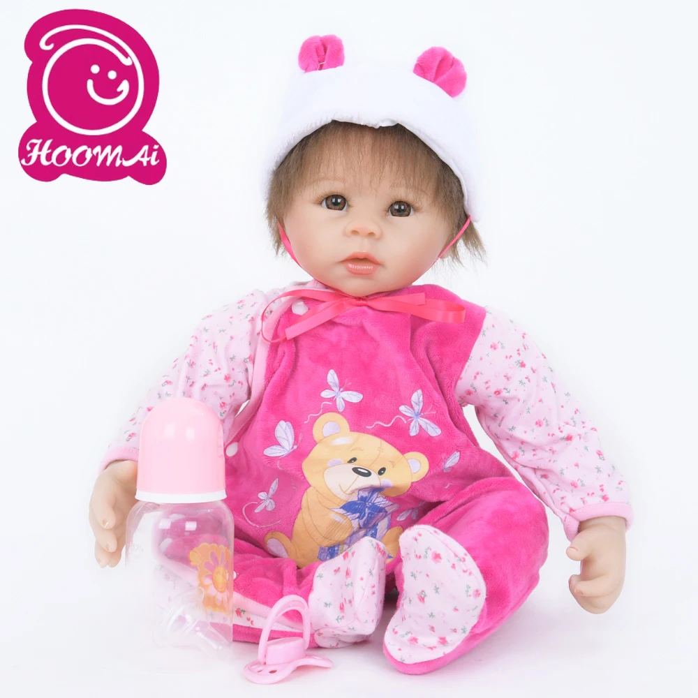 18 &quotхит продаж Bebe Reborn Baby Doll Toy Cloth Body Новая модная Реалистичная кукла 45 см подарок