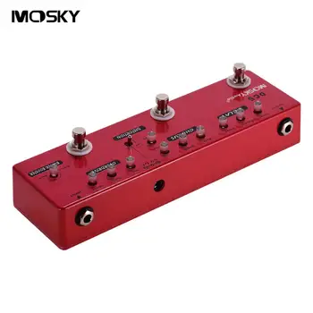 

MOSKY Guitar Effects Pedal DC5 6-in-1 Guitar Pedal Full Metal Shell with True Bypass Pedal Effect Guitar For Guitar Accessories