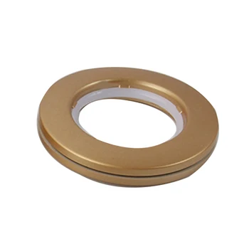 

50PCS Matte Plastic Easy Install Curtain Ring Multipurpose Accessories Living Room Grommet Decoration Low Noise Eyelet Round