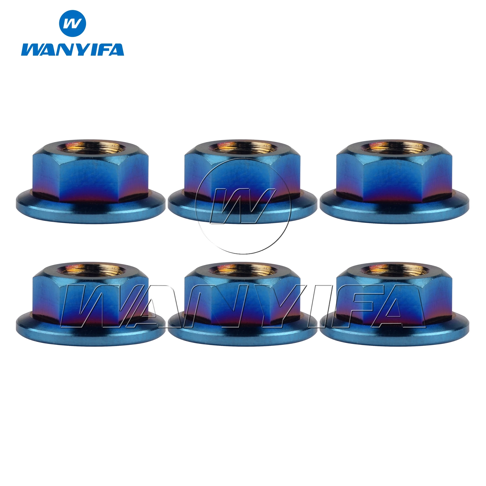 flange com cabeca hexagonal para carro motocicleta bicicleta 6 pecas 04