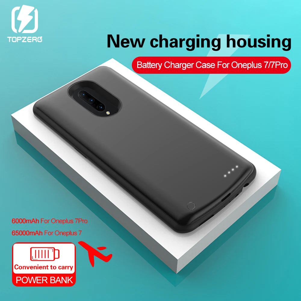

6500mah Battery Case For Oneplus 7 Ultra-thin Dedicated Powerbank Case For Oneplus 7 Pro Fast Charging Battery External Cover