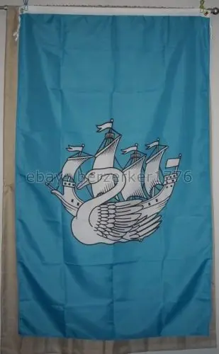 3ft x 5ft 3x5ft Flag of Dol Amroth Blue Vertical Flag print Polyester banner flag Size 150*90cm