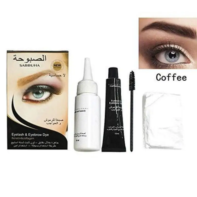 15 Minute Fast Tint Dye Eyebrow Gel Professional Black Brown Long-lasting Effect Cream TSLM1 | Красота и здоровье