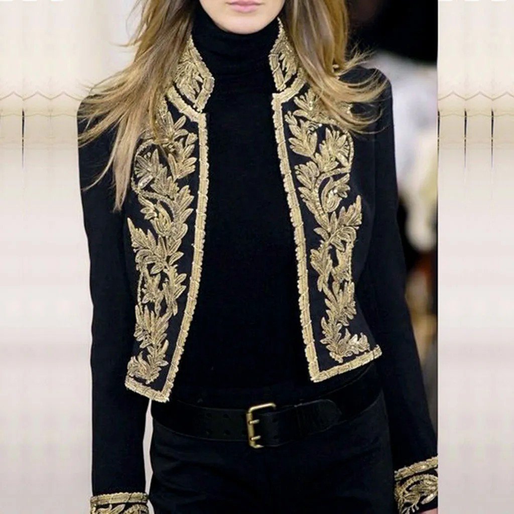 

Warm Wide Female Jackets Feminine Fashion Long Sleeve Open Front Short Cardigan Suit Jacket Work Office Coat Top Amp Coats
