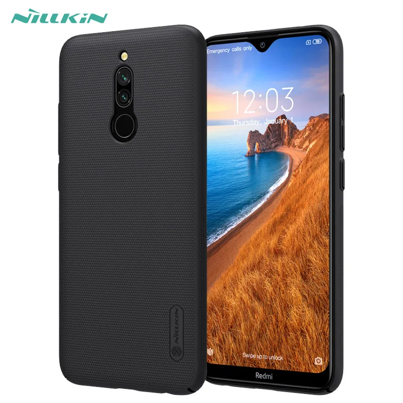 

For Xiaomi Redmi 8 Case for Redmi 8 cover NILLKIN Frosted Shield matte hard back cover case For Redmi 8 with gift