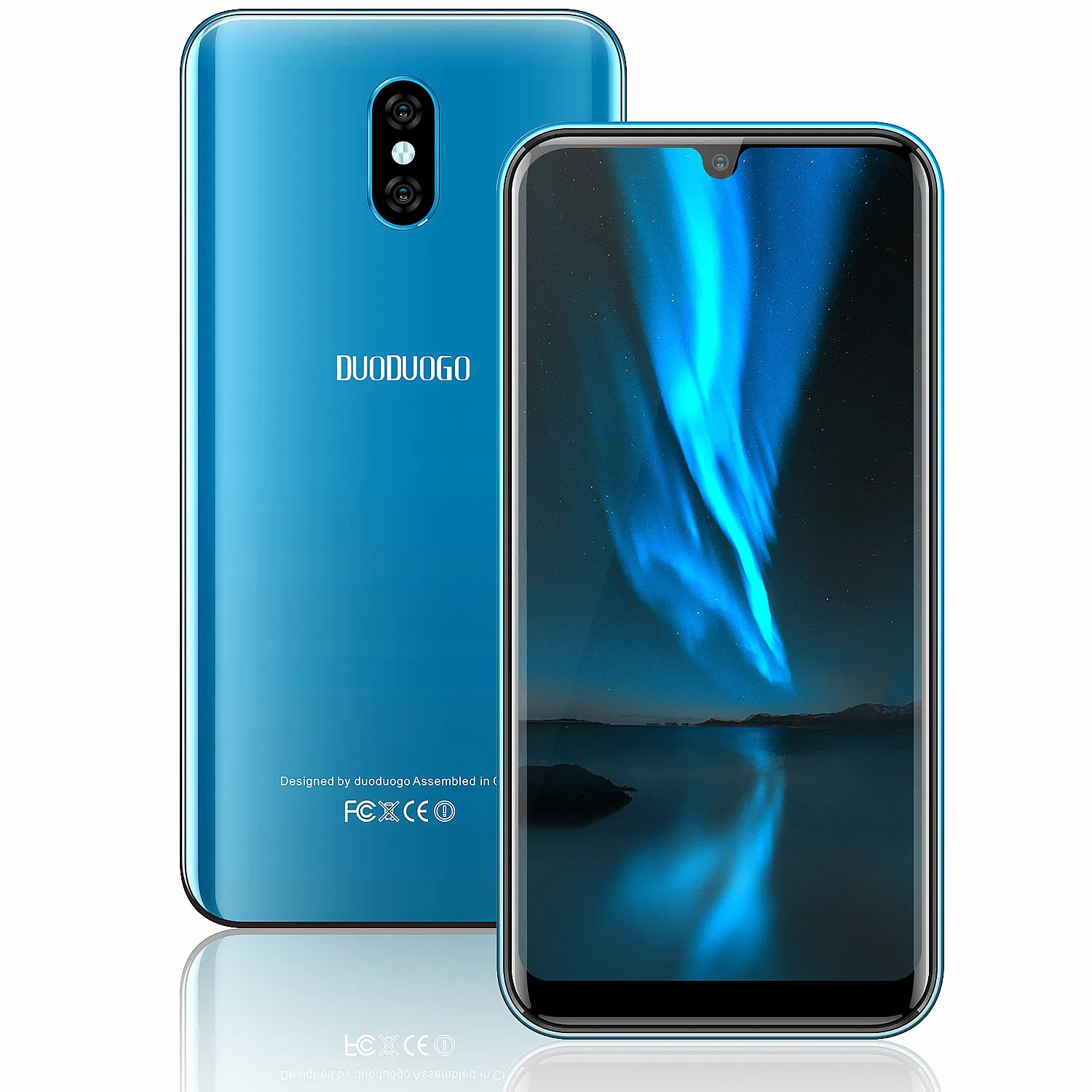 DUODUOGO A70 мобильный телефон Android 8,1 5,7 'HD + Капля воды 2.5D экран 8MP двойная камера 3800 мАч 3 Гб ram 4G Celular смартфон