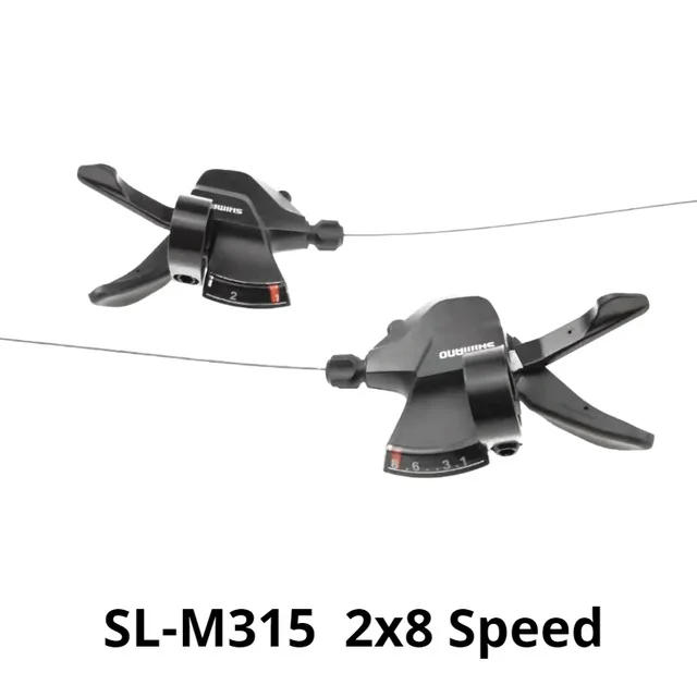 SL-M315 2X8 Speed Altus SL-M310 M315 рычаг переключения скоростей для велосипеда 3x7 3x8 2x7 2x8 21S 24S набор триггеров для переключения скоростей Rapid Fire Plus W/кабель переключения скоростей - Цвет: SL-M315 2X8 Speed