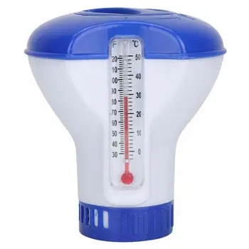 

Pool Spa 5Inch Chemical Chlorine Bromine Tablet Auto-supplier Floating Tablet Dispenser Flush Disinfect Pill Case