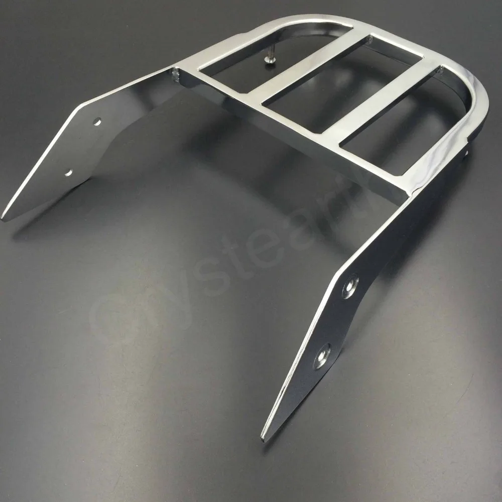 Chrome Motorcycle Rear Sissy Bar Luggage Rack Holder For Honda Vtx