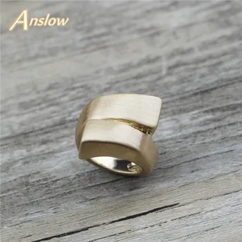 

Anslow Top Quality Original Design Large Brass Gold-plated Men Male Wedding Promise Ring Bijoux Jewelry Accessory Gift LOW0059AR