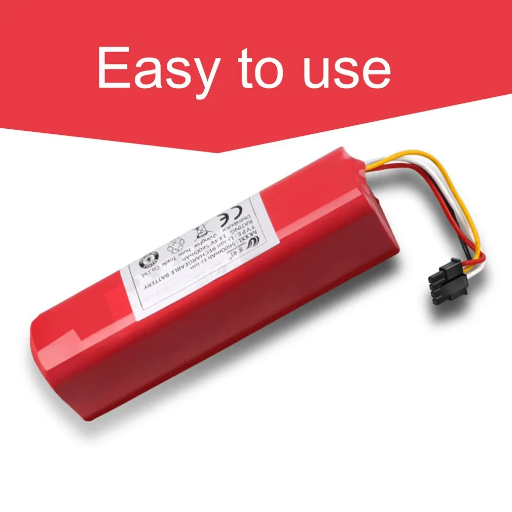

5600mah Li-ion 18650 Battery For Vacuum Robot Robotics Cleaner Robot Vacuum Cleaner Accessories Roborock S50 S51