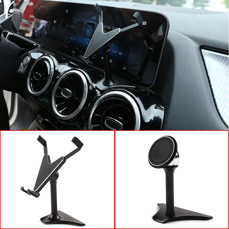 

Car Phone Holder 360 Degree GPS Navigation Dashboard Phone Holder In Car For Mercedes Benz A B CLA GLA GLB Class W177 W247 C117