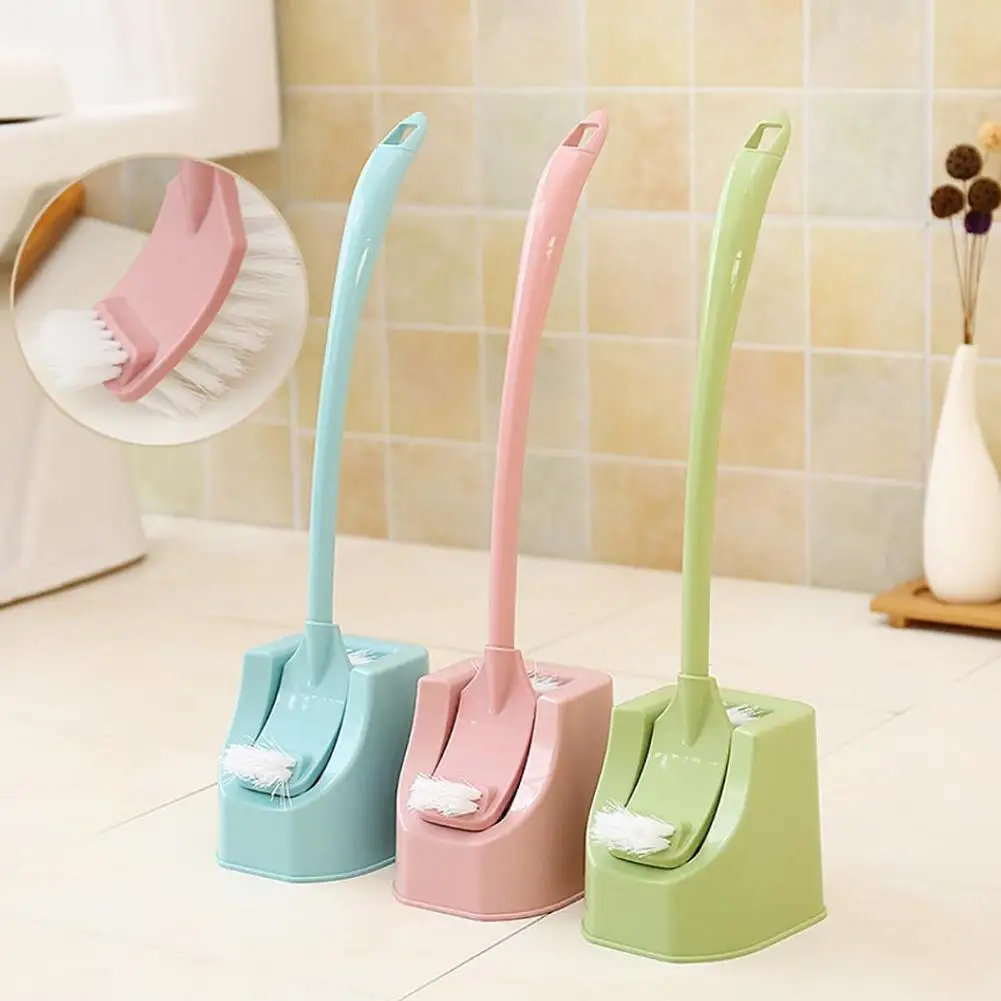 

Best Selling Toilet Cleaning Brush Compact Toilet Brush Long Brush Sink Handle Toilet Double-sided Small Holder With Brush N2Z5