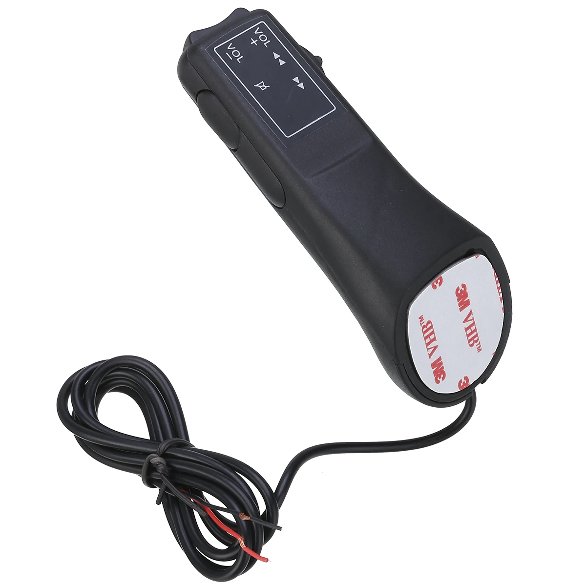 Universal 1pc Car Steering Wheel Remote Control Stalk Button For Bluetooth Radio DVD GPS With Adhesive Tape Sticker