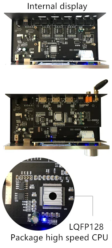 5.1CH аудио-декодер HDMI аудио dts dolby AC3 декодер U диск без потерь плеер Bluetooth волоконный коаксиальный выход RH-699X