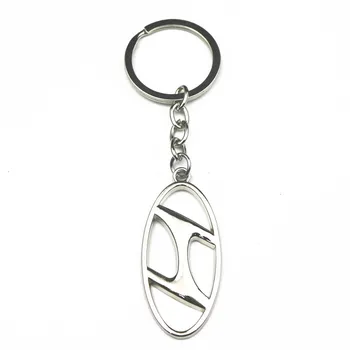 

1PCS 3D Metal alloy Car Styling Fashion Keychain Key Chain Key Rings For Solaris ix35 i20 i30 i40 HYUNDAI Tucson CRETA Santa