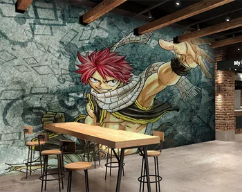 

[Self-Adhesive] 3D Fairy Tail 2528 Japan Anime Wall Paper mural Wall Print Decal Wall Murals
