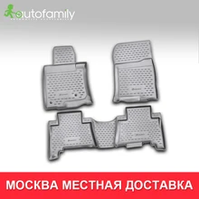 Напольный коврик для TOYOTA Land Cruiser Prado, 5 мест, 12/2009-2013,водонепроницаемый не боится грязи автомобильный коврик