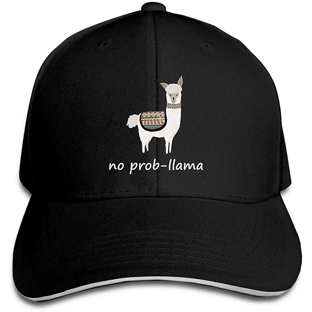 TSDFCFunny Llama Animal Pun Кепка унисекс Низкопрофильная хлопковая бейсболка s темно-синяя