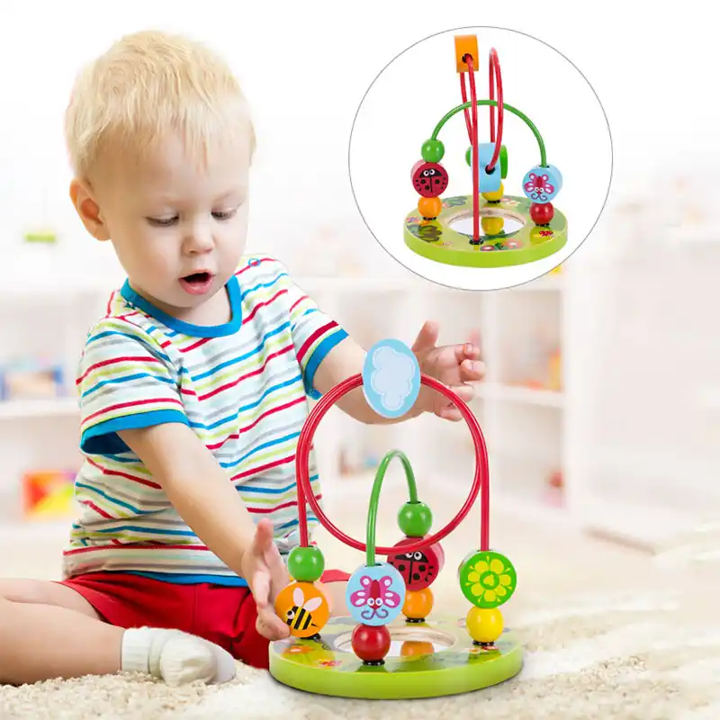 Montessori Bebe Jouets En Bois Montagnes Russes Perle Labyrinthe Enfant En Bas Age Apprentissage Educatif Puzzle Jouet Mathematique Pour Enfants 1 2 3 Ans Aliexpress