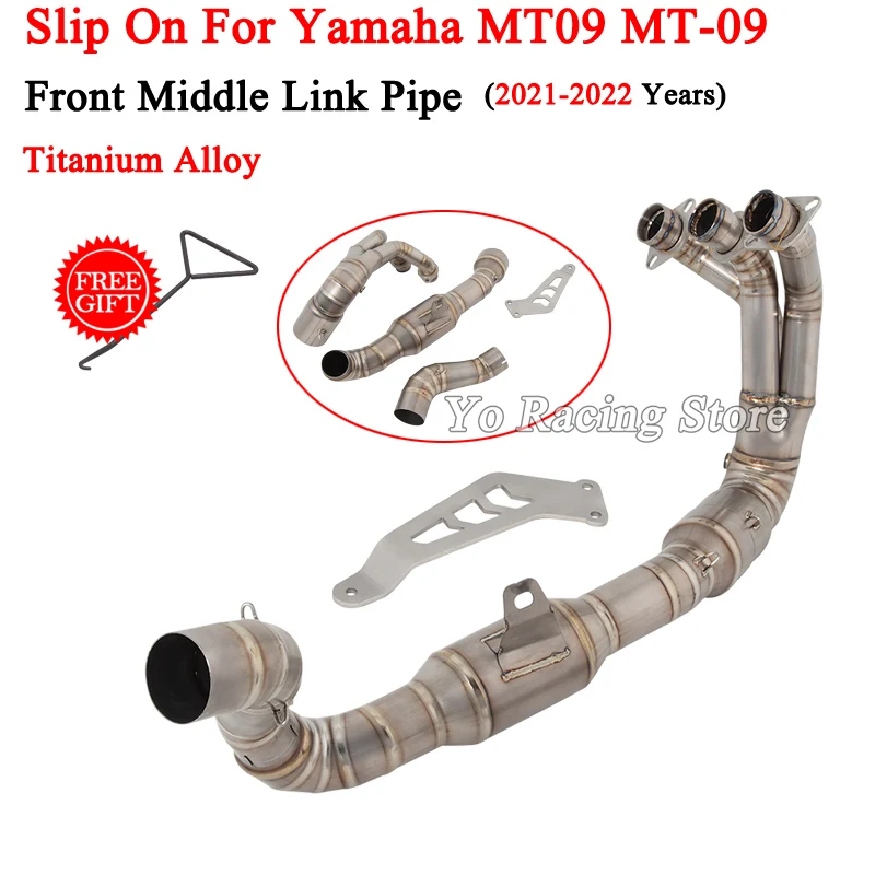 Slip On For Yamaha Mt09 Mt09 2021 2022 Motorcycle Exhaust System