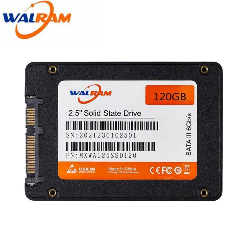 Жесткий диск WALRAM SSD SATA3 120 ГБ SATA III жесткий 240 60 Гб Внутренний твердотельный