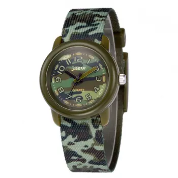 

2020 new arrival Camouflage cartoon quartz kids watches environmentally friendly materials 3ATM waterproof clock boy girl gift