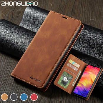 

For Xiomi Redmi Note 7 8 Case Leather Book Cover for Xiaomi Redmi Note 7 8 9 Pro Max Etui Magnetic Flip Wallet 360 Anti Shock