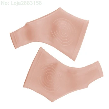 

2Pcs/Pair Silicone Gel Wrist Support Braces Fingerless Compression Gloves Thumb Stabilizer for Pain Relief Arthritis Tendonitis